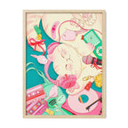 Music Cat Art Print