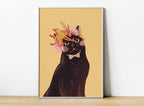 Black Cat Art Print