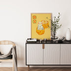 Siu Mai Cat Art Print