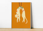 Noodle Cat Art Print