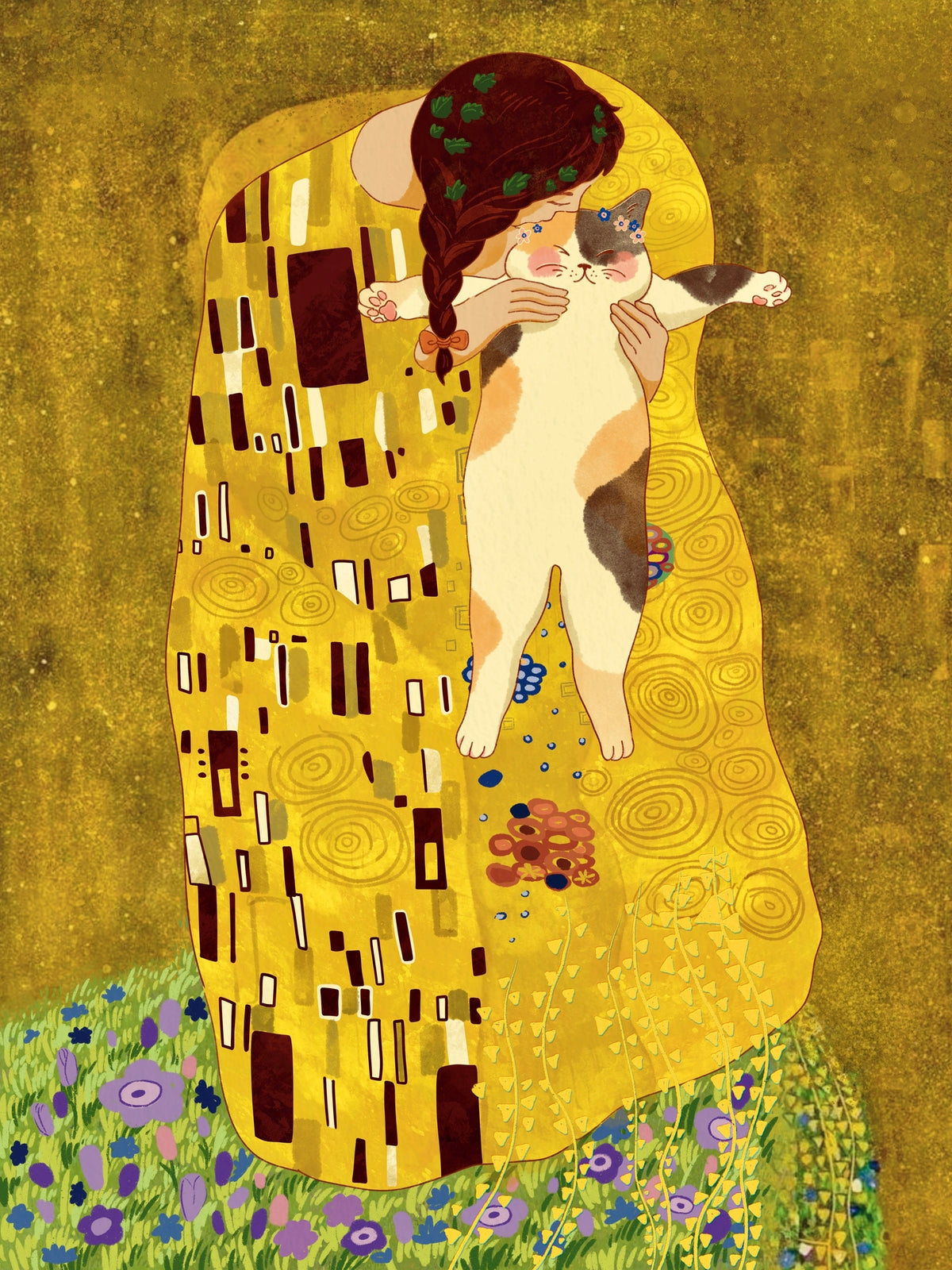 The Kiss Art Print