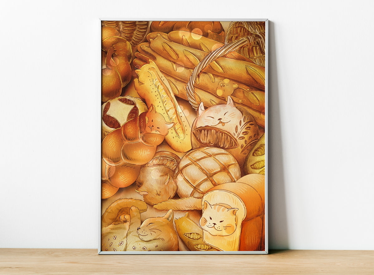 Sunnyside Bakery Art Print