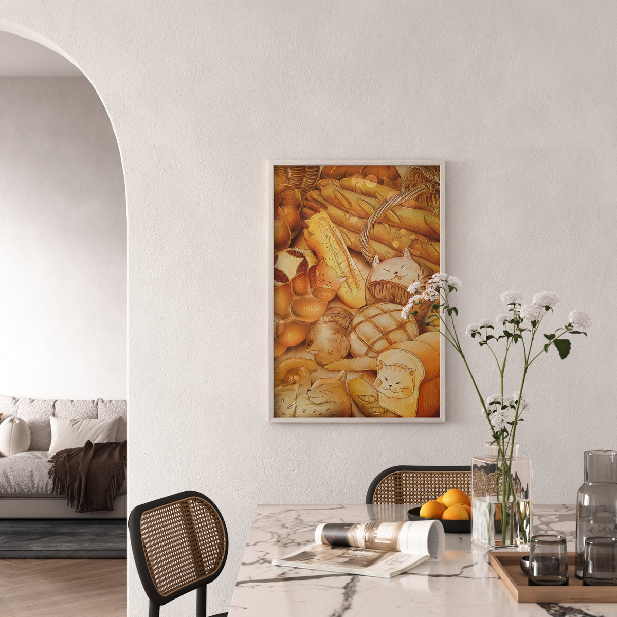 Sunnyside Bakery Art Print