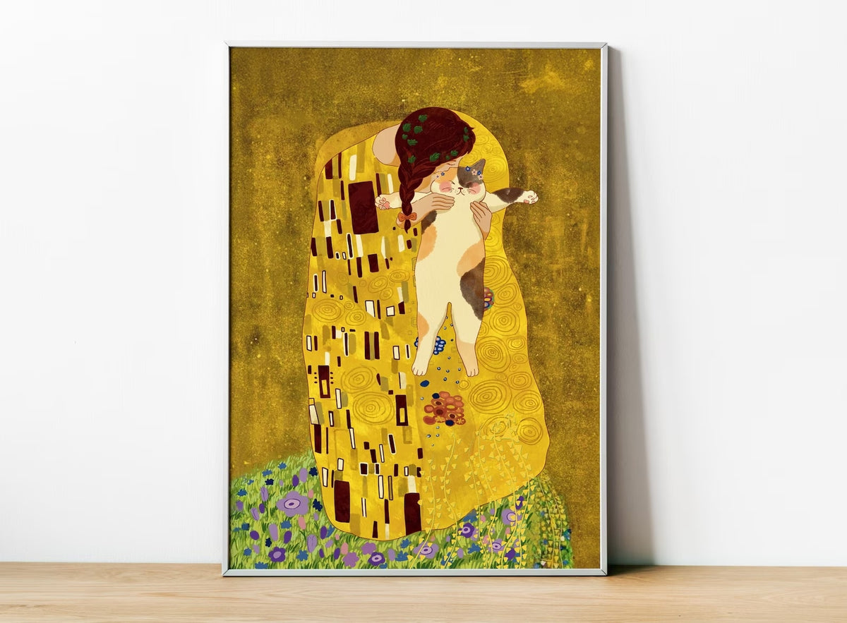The Kiss Art Print