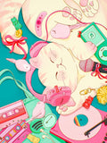 Music Cat Art Print