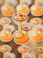 Egg Tart Cat Sticker