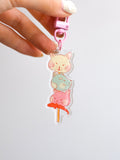Mochi Dango Cats Keychain