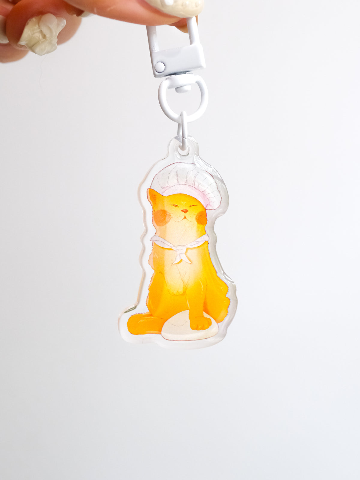 Biscuit Maker Cat Keychain