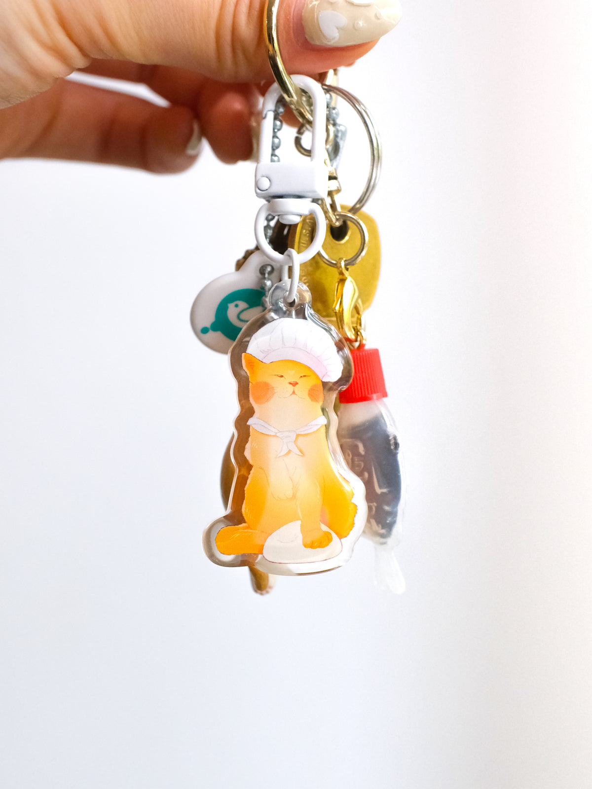 Biscuit Maker Cat Keychain