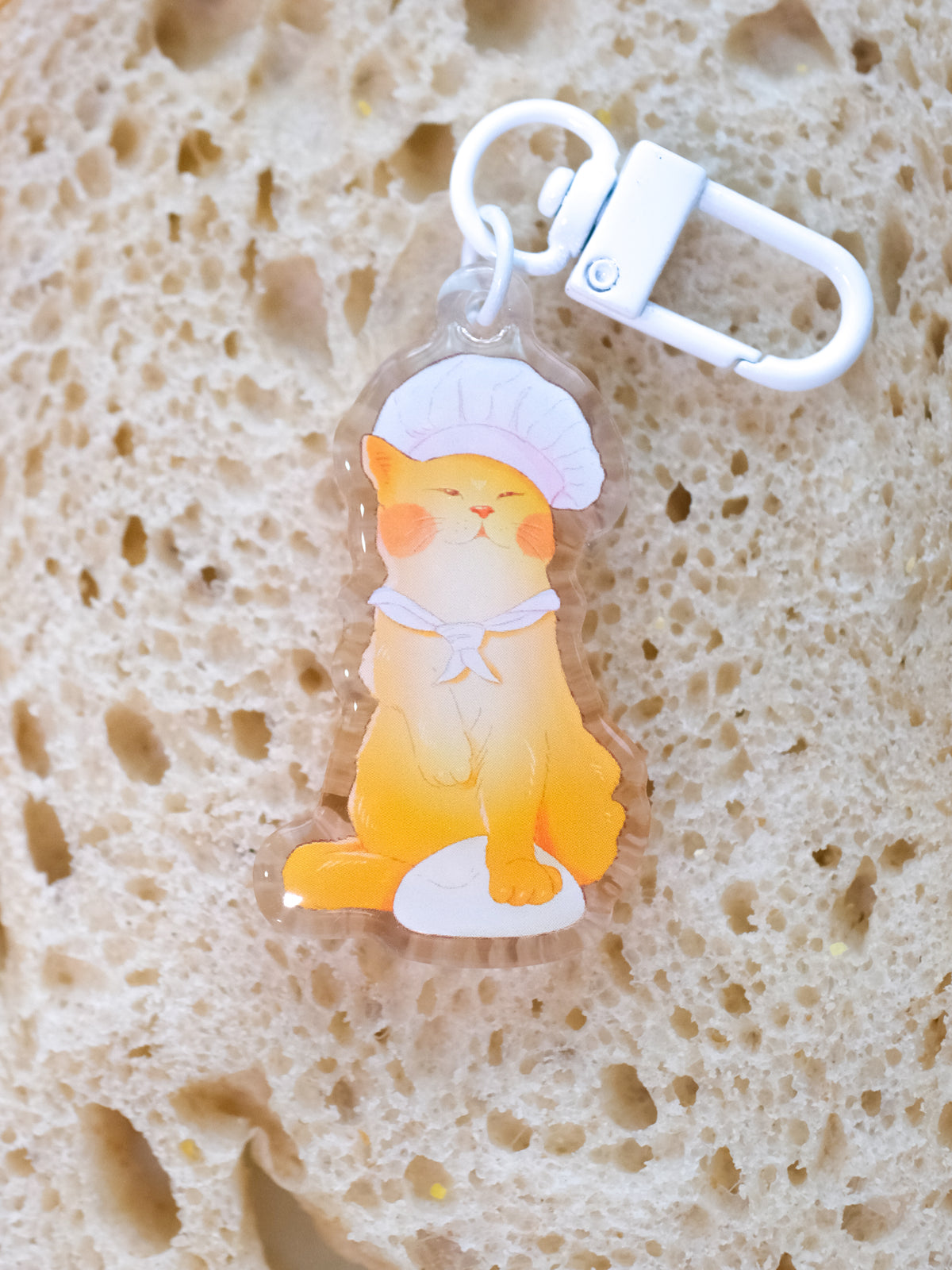 Biscuit Maker Cat Keychain