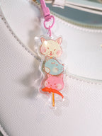 Mochi Dango Cats Keychain