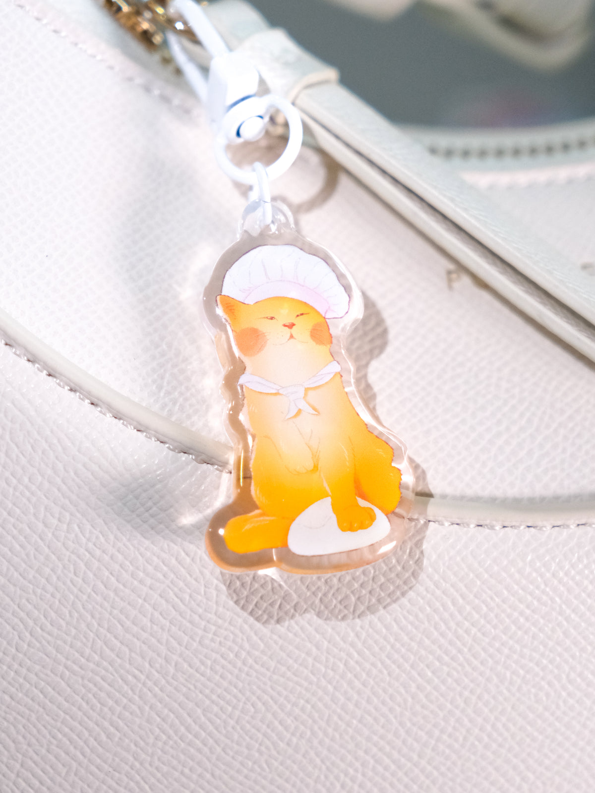 Biscuit Maker Cat Keychain