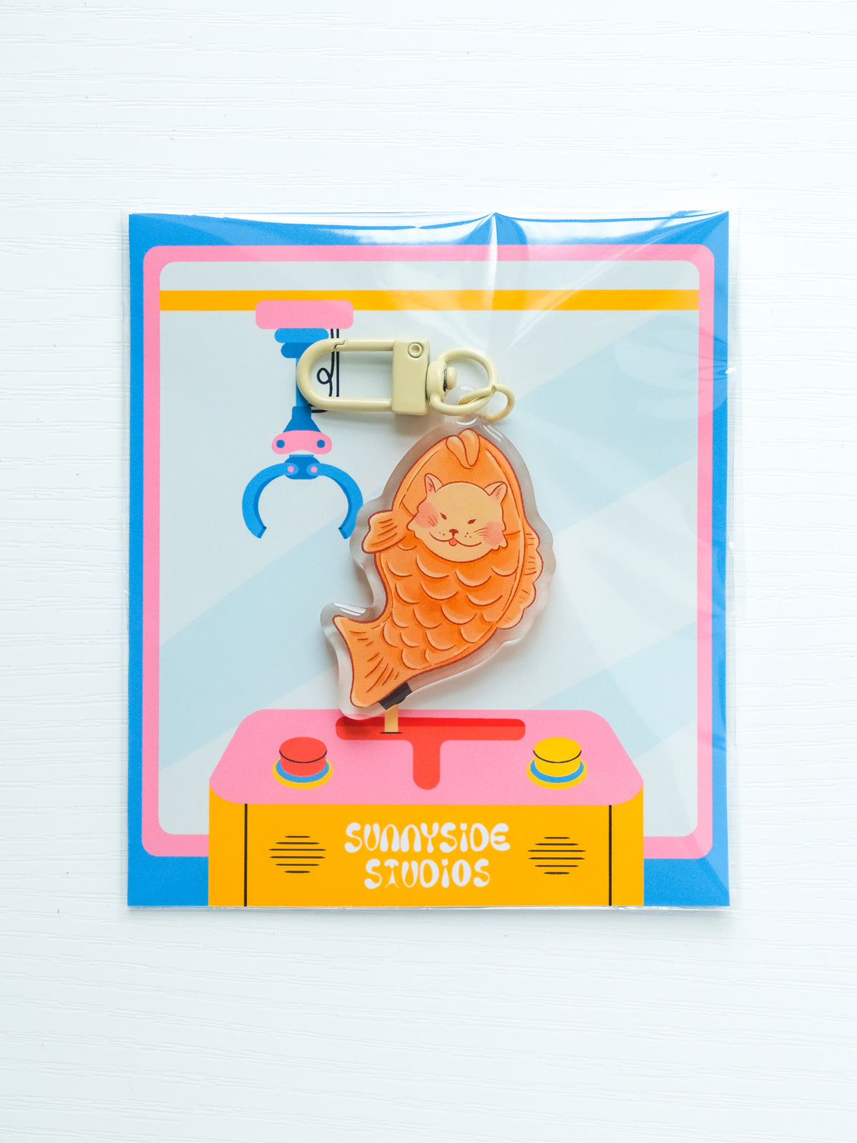 Taiyaki Cat Keychain