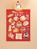 Pastry Cats Sticker Sheet