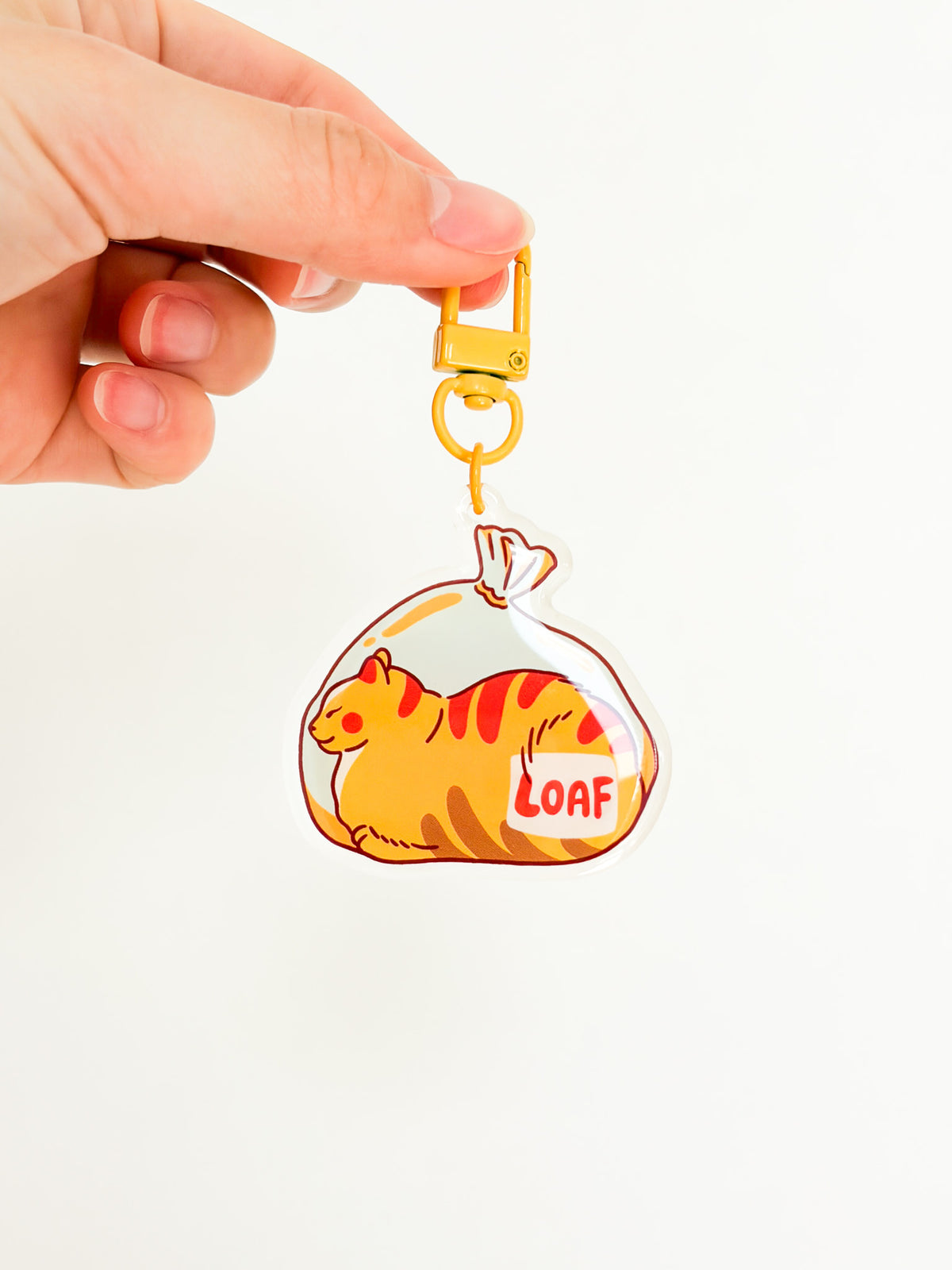 Cat Loaf Keychain