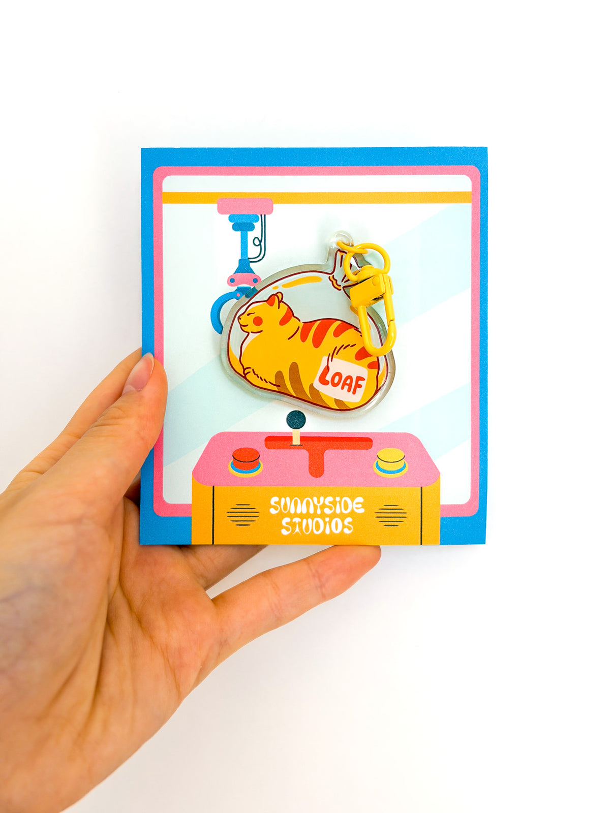 Cat Loaf Keychain