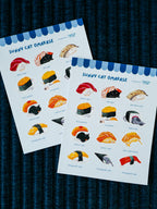 Omakase Cats Sticker Sheet