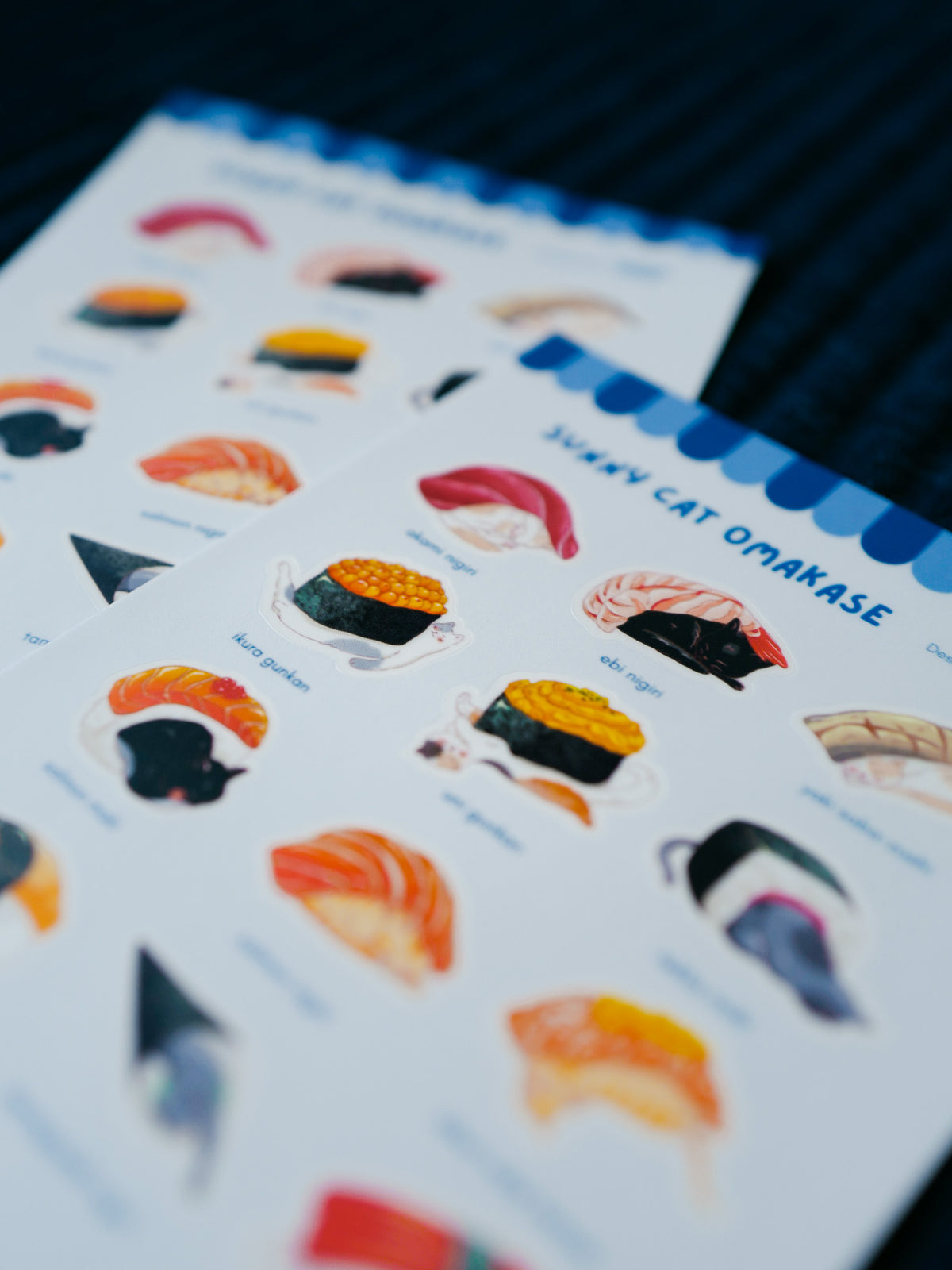 Omakase Cats Sticker Sheet