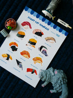 Omakase Cats Sticker Sheet