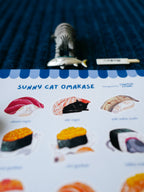 Omakase Cats Sticker Sheet