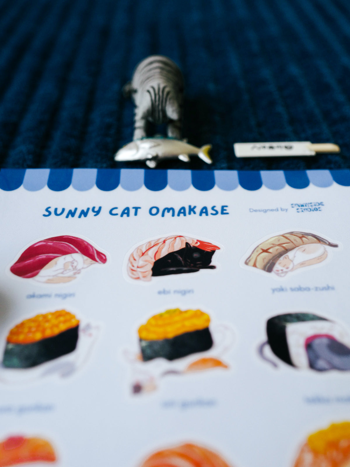Omakase Cats Sticker Sheet