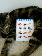 Omakase Cats Sticker Sheet