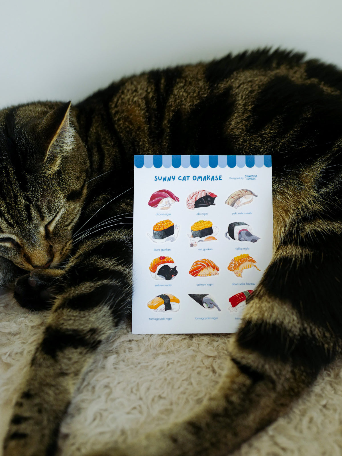 Omakase Cats Sticker Sheet