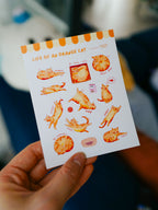 Orange Cat Sticker Sheet