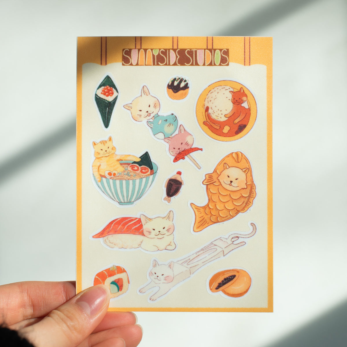 Sushi Cats Sticker Sheet