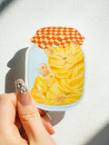 Napping Cat Sticker