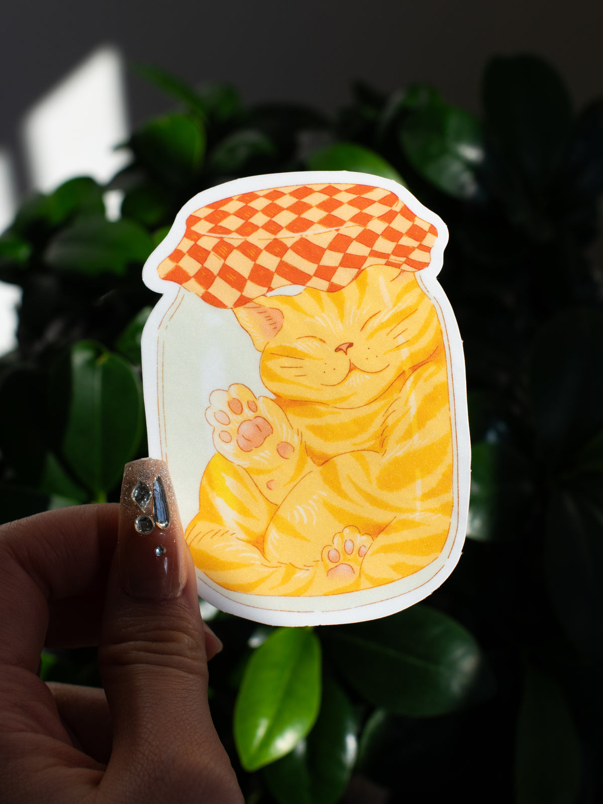 Napping Cat Sticker