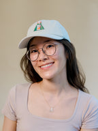 Stay Cozy Cat | Pastel Green Hat