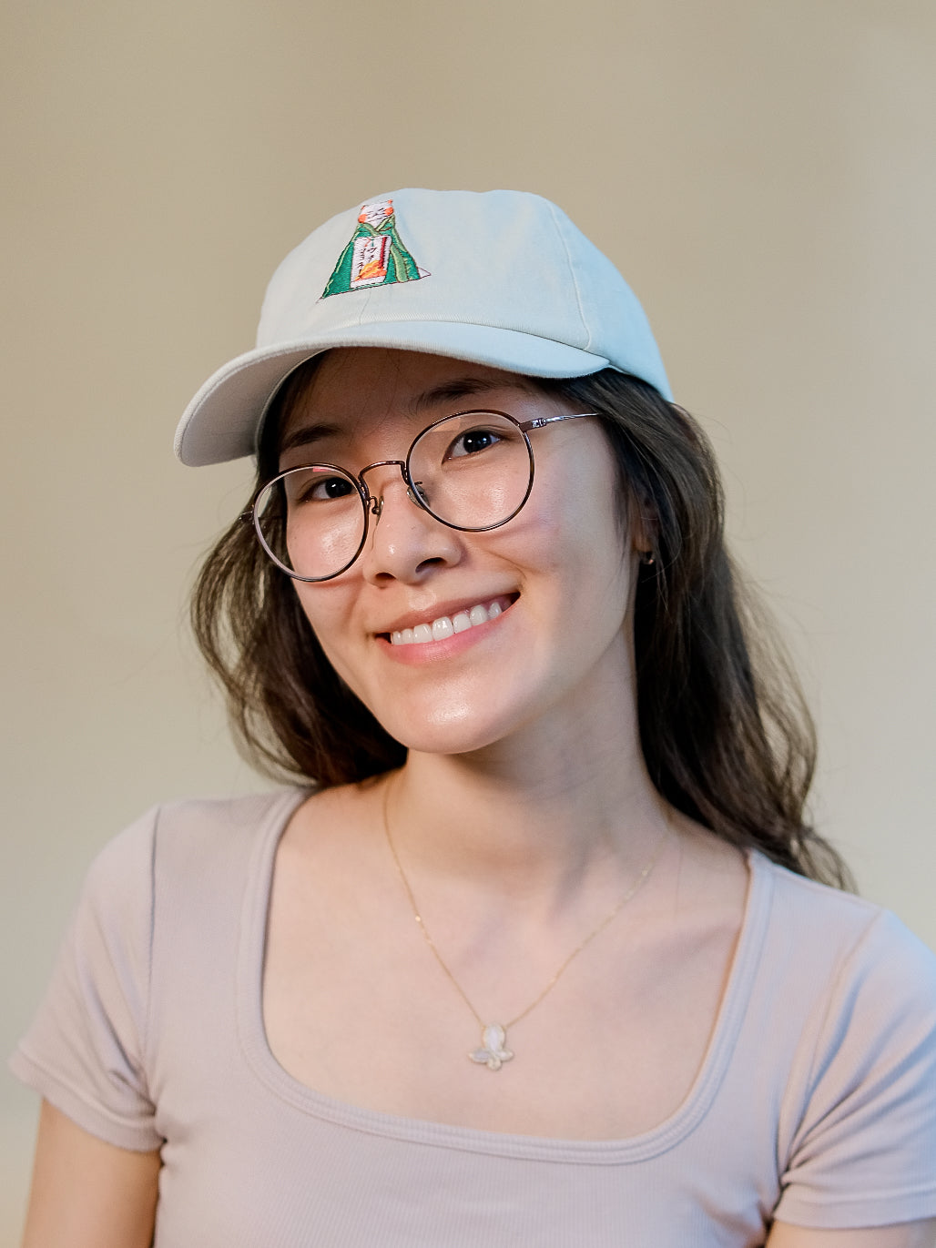 Stay Cozy Cat | Pastel Green Hat