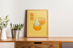 Siu Mai Cat Art Print