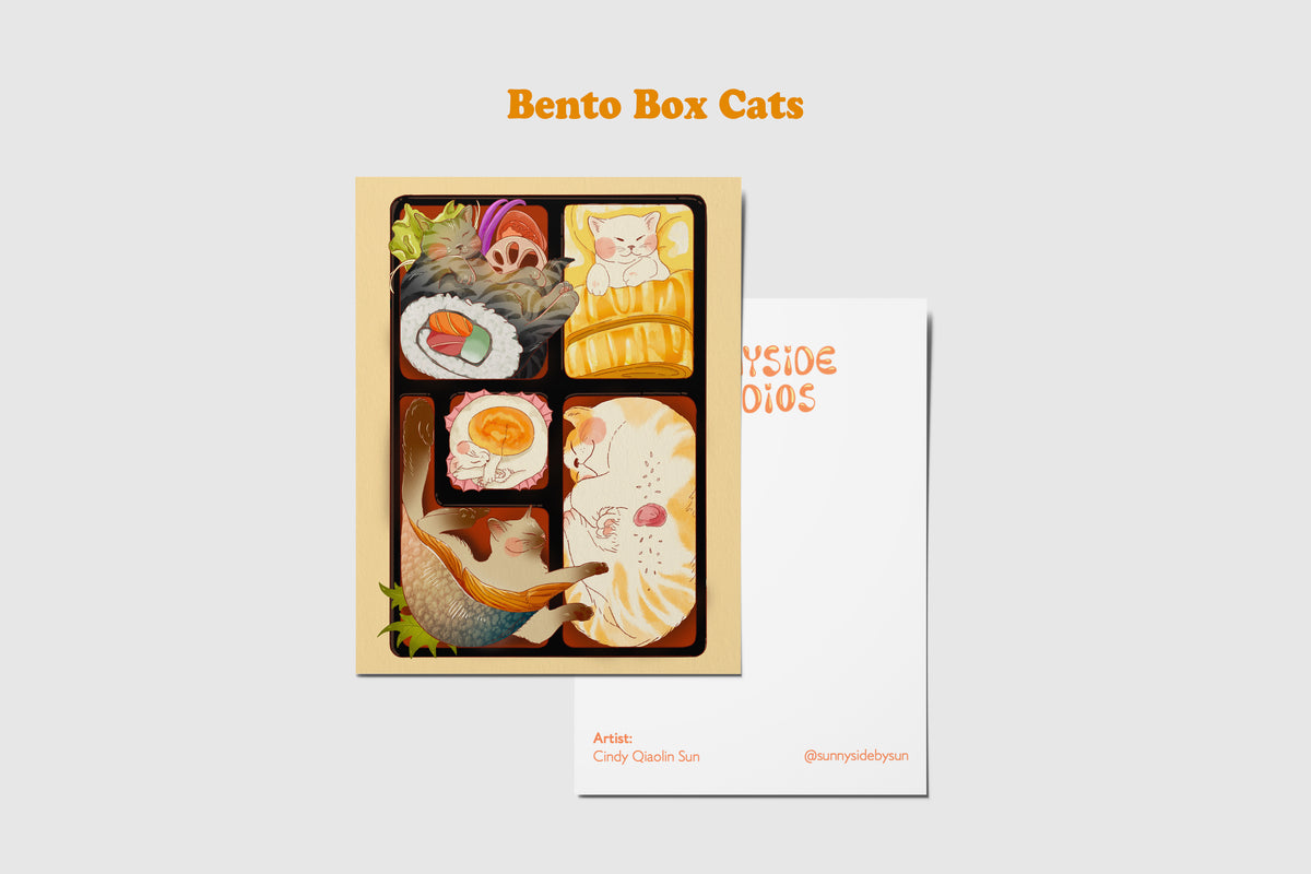 Bento Cats Postcard