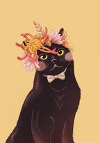 Black Cat Art Print