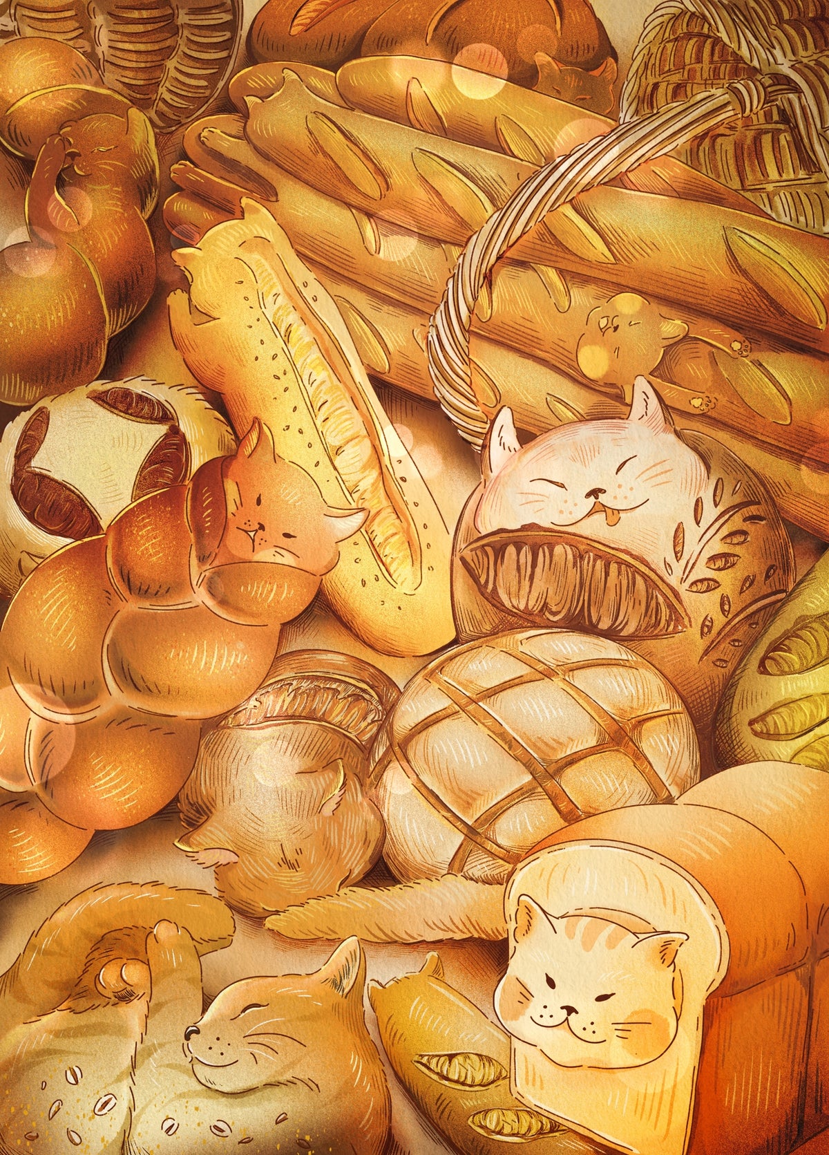 Sunnyside Bakery Art Print